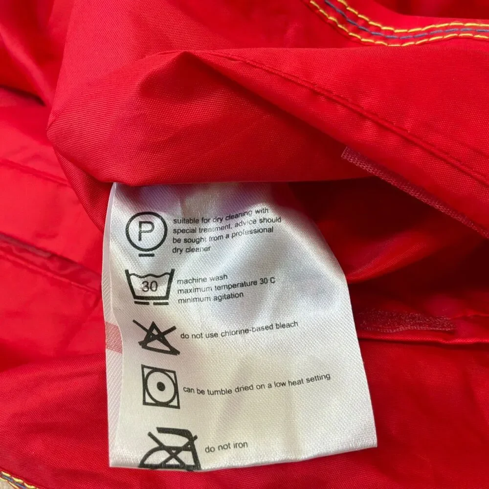 REI Co-op Rain Jacket Men’s M  Hooded Waterproof Rain Shell Packable zip snap +